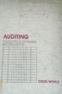 Image of Auditing : Philosophy & Technique