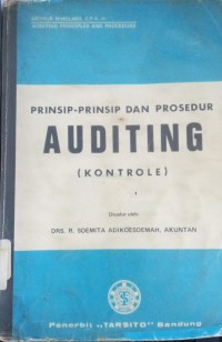 Image of Auditing : Prinsip-Prinsip dan Prosedur