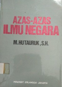 Azas-Azas Ilmu Negara