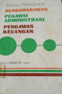 Image of Buku Pedoman ; Bendaharawan Pegawai Administrasi Pengawas Keuangan