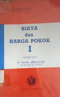 Image of Biaya dan Harga Pokok I-II
