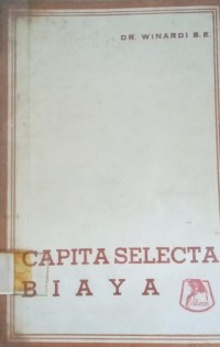 Image of Capita Selecta Biaya