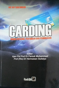 Image of Carding Modus Operanol Penyidikan Dan Penindakan