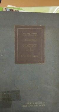 Image of CASUALTY CLAIM PRACTICE