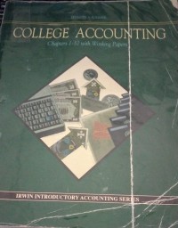 Image of College Accounting chapters 1-10 with working papert