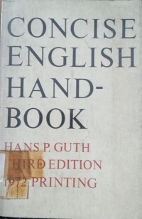 Image of Concise English Handbook