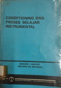 Image of CONDITIONING DAN PROSES BELAJAR INSTRUMENTAL,