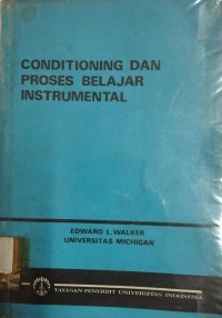 CONDITIONING DAN PROSES BELAJAR INSTRUMENTAL,