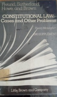 Image of Constituonal Law : Carses and Other Problems