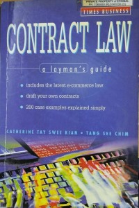Image of CONTRACT LAW a layman's guide