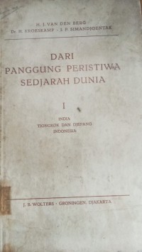 Image of Dari Panggung Peristiwa Sedjarah Dunia