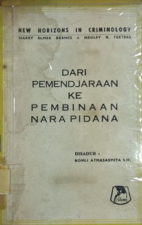 Image of DARI PEMENDJARAAN KE PEMBINAAN NARAPIDANA