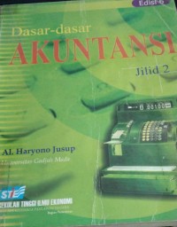 Image of DASAR-DASAR AKUNTANSI EDISI 6JILID 2