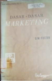 Image of Dasar - Dasar Marketing