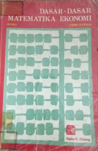 Image of Dasar-Dasar Matematika ekonomi