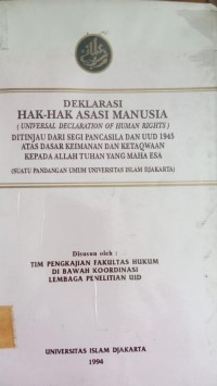 Image of Deklarasi Hak - Hak Asasi Manusia