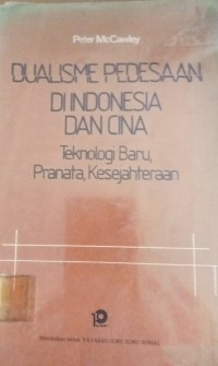 Image of Dualisme Pedesaan Di Indonesia Dan Cina
