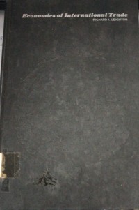 Image of Economics of International Trade