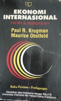 Image of Ekonomi Internasional teori dan kebijakan Buku Ke1 dan 2