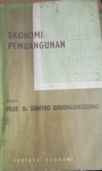 Image of Ekonomi Pembangunan
