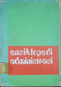 Image of Ensiklopedi Administrasi