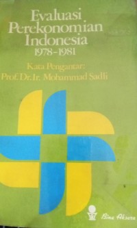 Image of Evaluasi Perekonomian Indonesia 1978-1981