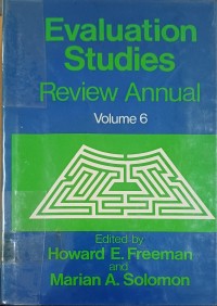 Image of Evaluation Studies Review Annual : Volume 6