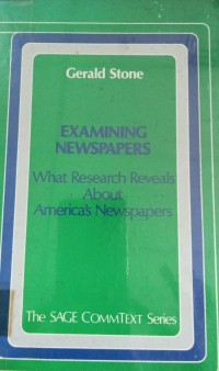 Image of Examining Newspapers