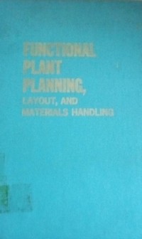 Image of Functional Plant Planning, Layout, and Materials Handling