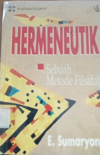 Image of Hermeneutik Sebuah Metode Filsafat