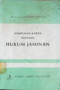 Image of Himpunan Karya Tentang Hukum Jaminan