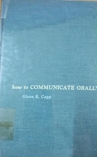 Image of How TTo Communicate Orally