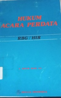 Image of Hukum Acara Perdata
