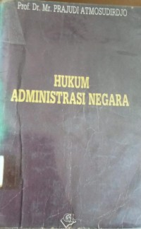 Image of Hukum Adiministrasi Negara