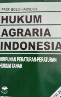 Image of Hukum Agraria Indoneisa