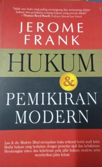 Hukum & Pemikiran Modern