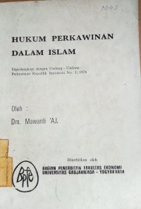 Image of Hukum Perkawinan Dalam Islam
