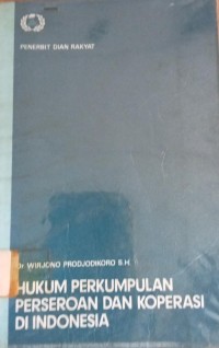 Image of Hukum Perkumpulan Perseroan dan Koperasi di Indonesia