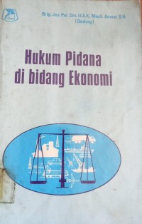 Image of Hukum Pidana di bidang Ekonomi