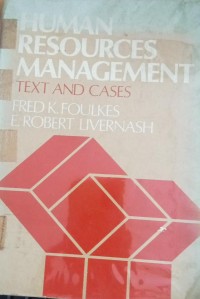 Image of Human Resources Management : Text And Cases