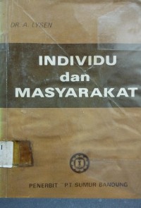 Image of INDIVIDU DAN MASYARAKAT
