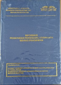 Image of Informasi Peraturan Perundang-undangan Bidang Pendidikan