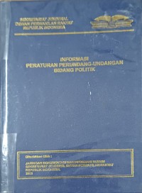 Image of Informasi Peraturan Perundang-undangan Bidang Politik