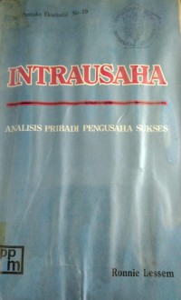 Image of Intrausaha : Analisis Pribadi Pengusaha Sukses
