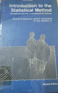 Image of Introduction To The Statistical Method
