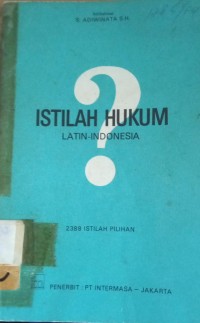 Image of Istilah Hukum Latin - Indonesia