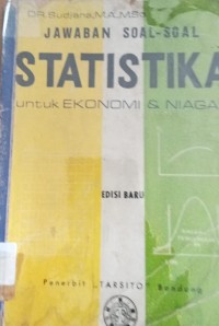 Image of Jawaban soal-soal STATISTIKA untuk Ekonomi & Niaga