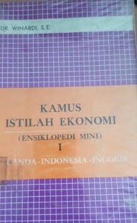 Image of Kamus Istilah Ekonomi (Ensiklopedi Mini ) Jil.1 dan 2