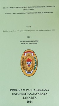 Image of Keabsahan Dan Kedudukan Saham Nominee Dalam sebuah Perusahaan