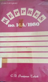 Image of Keppres No.14A/1980 pelaksanaan APBN